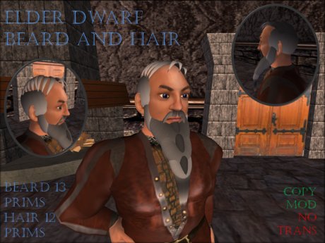 Second Life Marketplace - Elderly Dwarf Beard